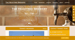 Desktop Screenshot of heavitreebrewery.co.uk